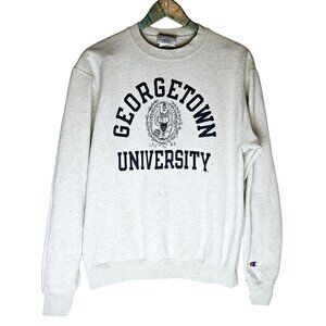 Georgetown University, Y2K, Champion Authentic Athleticwear, Sweatshirt, M